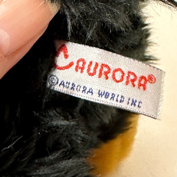 Aurora Nature Babies Dachshund Realistic Stuffed Animal Plush 13 inch Black Dog - Picture 5 of 7